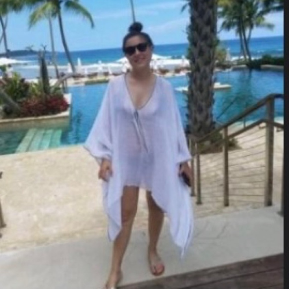 COPY - Designer Cover-Up White Sheer